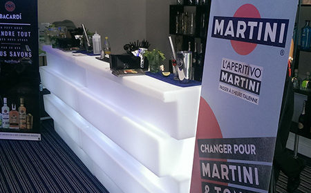 Martini aux distrigrammes - Keemia Agence Hors média, Shopper Marketing, Evénementiel